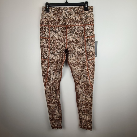 Scorpio Sol Pants - Scorpio Sol High Waist Cheetah Print Soft Leggings Large‎ Tapered Leg Pocket